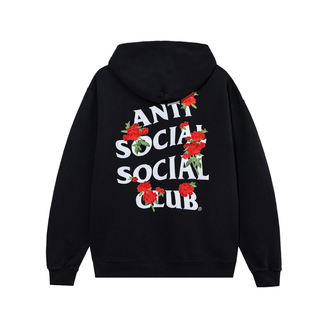 Embroidered Rose KKotch Hoodie (Black)