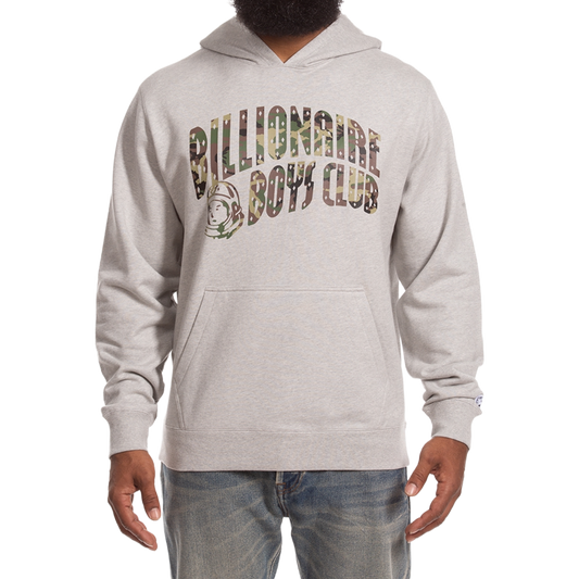 Camo Hoodie (Heather Grey)