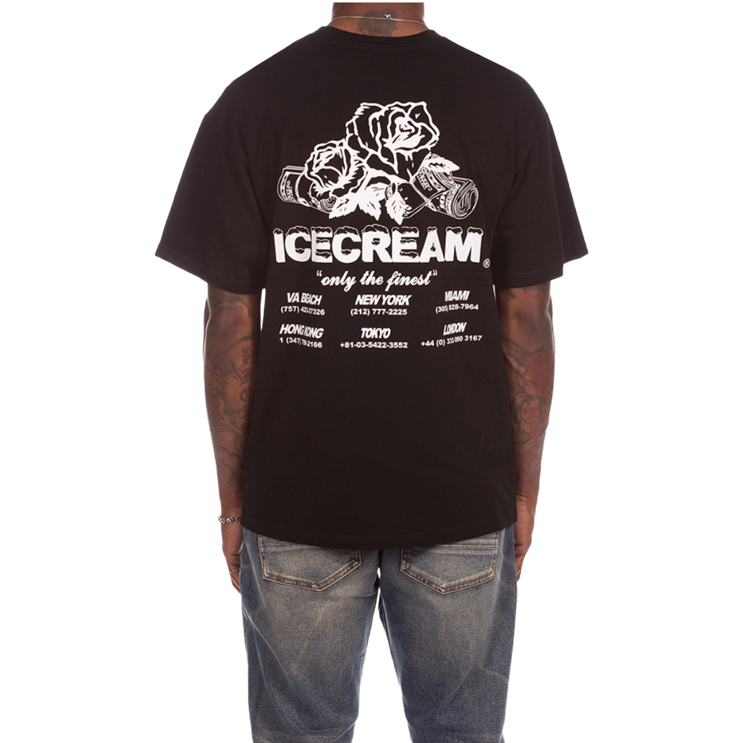 Rose Tee (Black)