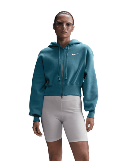 Phoenix Fleece  Loose Cropped Full-Zip Hoodie