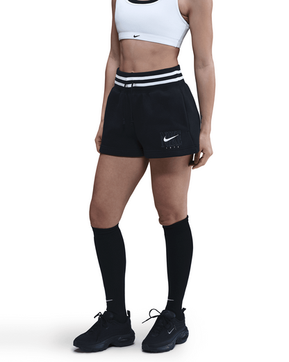 Phoenix Fleece  High-Waisted Graphic Shorts