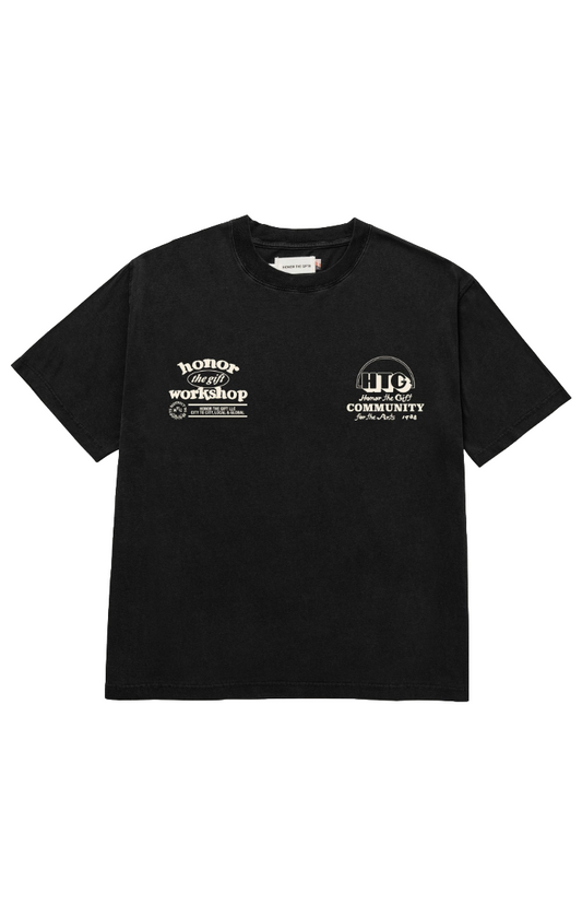 HONOR THE GIFT Honor Workshop Tee (Black)