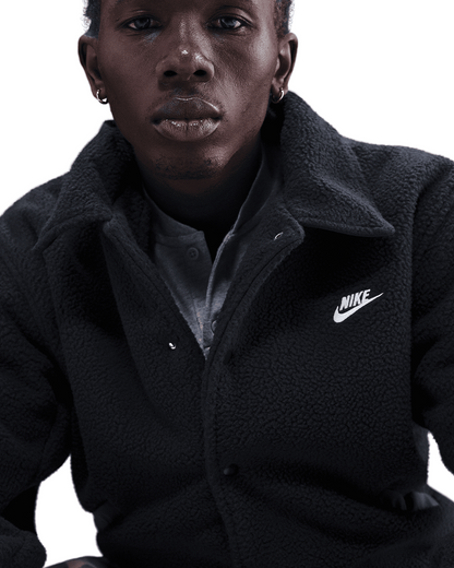 Sportswear Club High-Pile Fleece Coaches Jacket