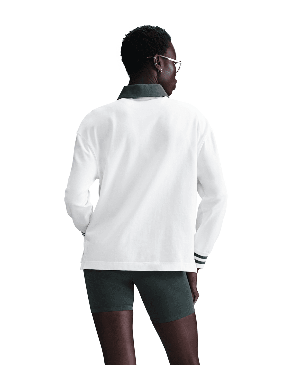 Sportswear Oversized Long-Sleeve Polo