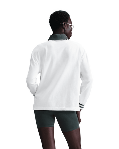 Sportswear Oversized Long-Sleeve Polo