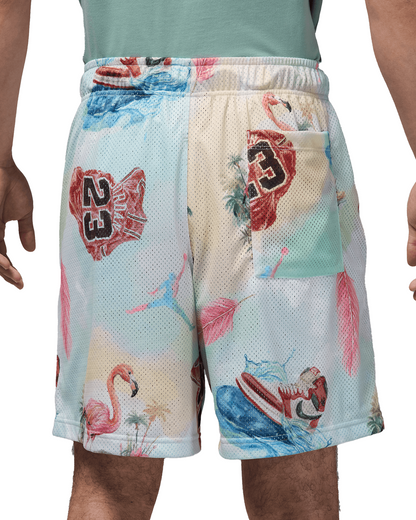 Essentials Printed Mesh Shorts