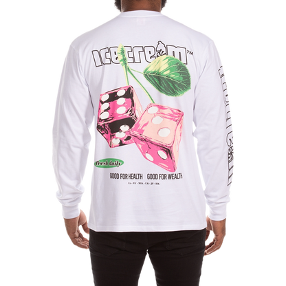 Dice LS Tee (White)