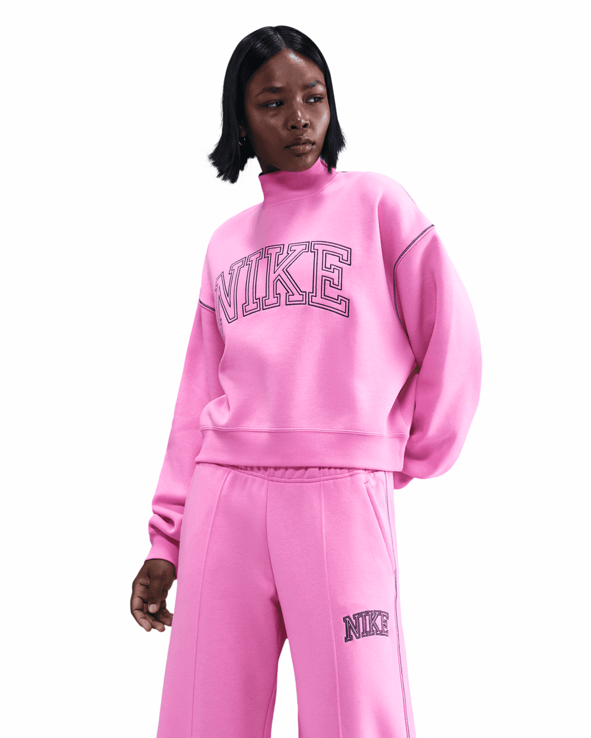 Sportswear Phoenix Fleece Mock Neck Crew