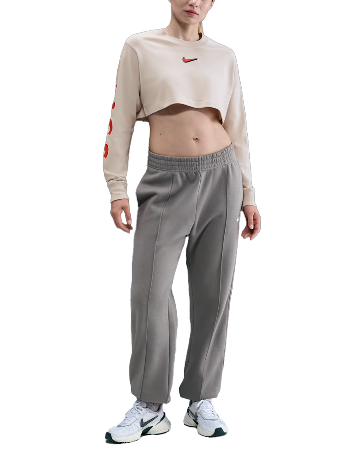 NIKE Sportswear Oversized Cropped Athletics Top