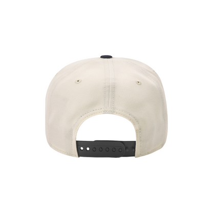 The B-Side Crown 9FORTY A-Frame Snapback Hat (White/Black)