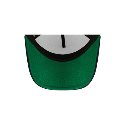 The B-Side Crown 9FORTY A-Frame Snapback Hat (White/Black)