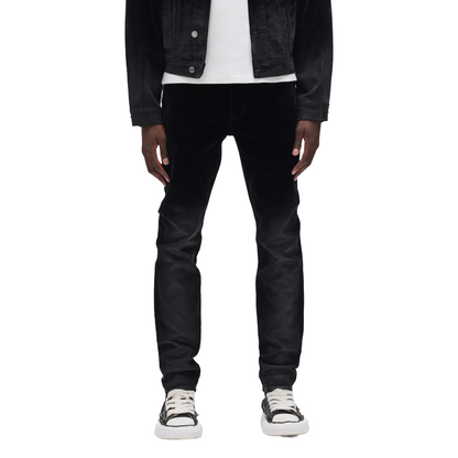 Flocked Dipped Denim Pant