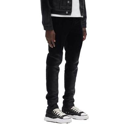 Flocked Dipped Denim Pant