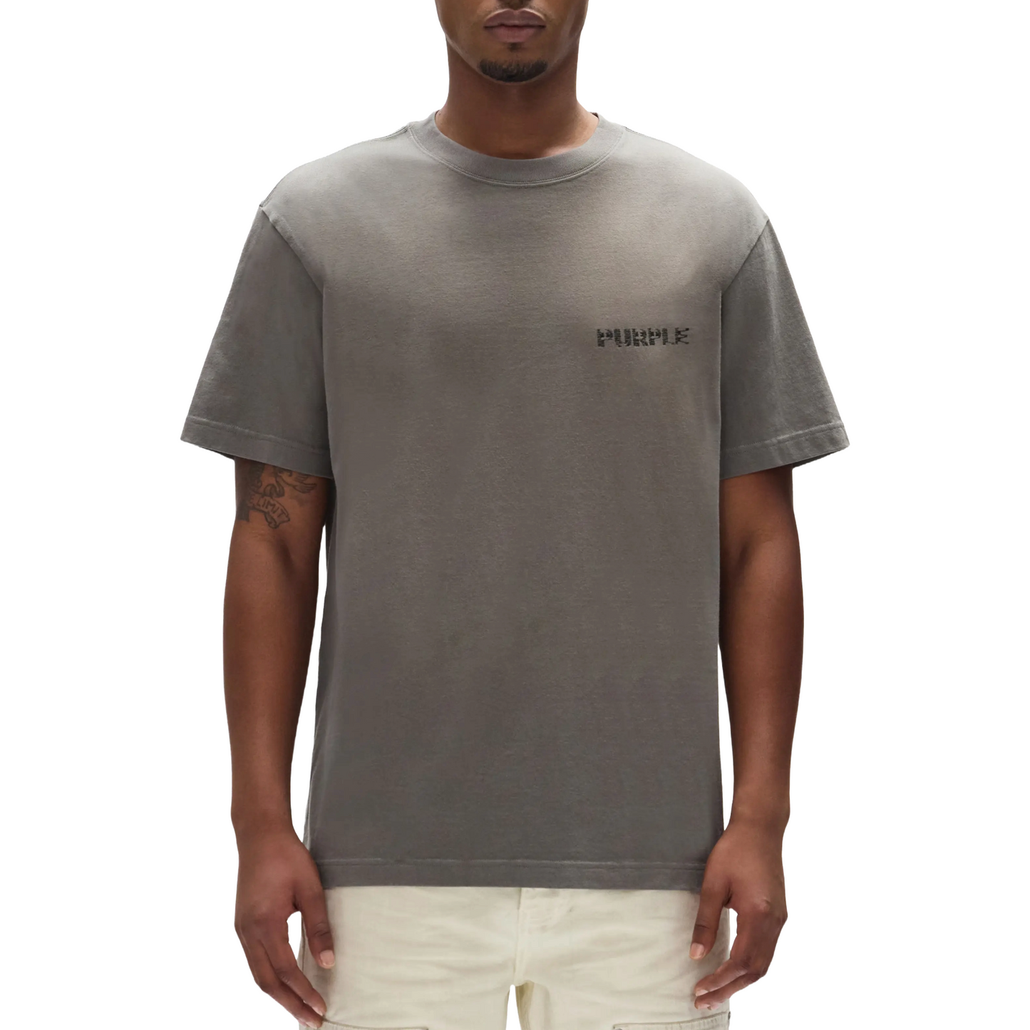 PURPLE Zig Zag Jersey Tee