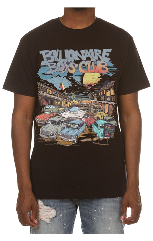 BILLIONAIRE BOYS CLUB Partay Tee (Oversized Black)