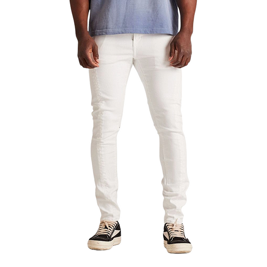 Stitch Skinny Denim White