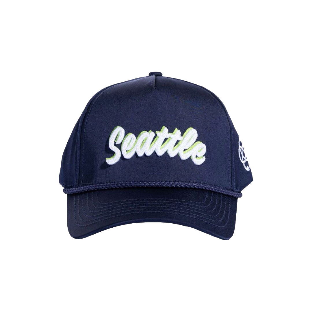 Seattle Satin Souvenir (Navy)