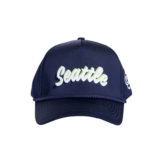 Seattle Satin Souvenir (Navy)