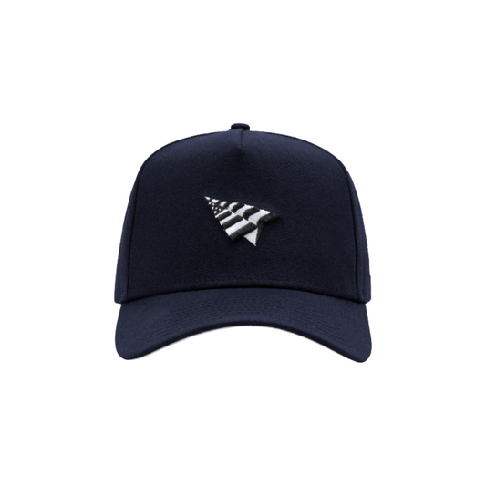 The B-Side Crown 9FORTY A-Frame Snapback Hat Navy