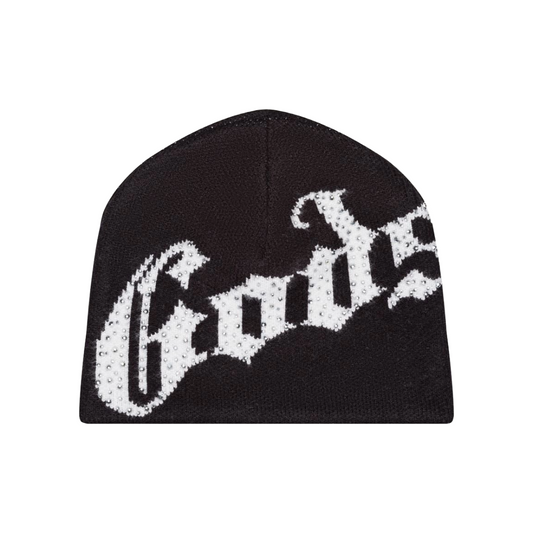 OG Logo Studded Beanie (Black/White)