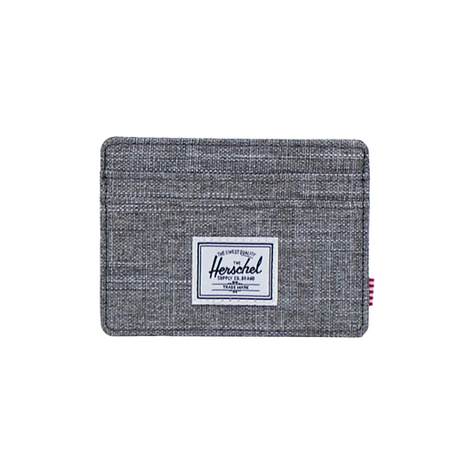 Charlie Cardholder Raven Crosshatch