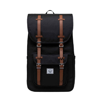 Lil America Backpack Black/Tan Leather