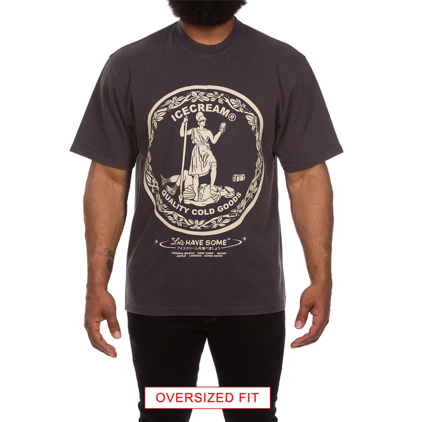 Ice Cream Seal OS Knit Tee