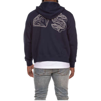 Karat Hoodie (Navy Blazer)