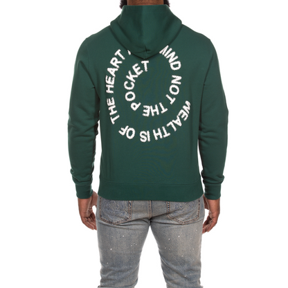 Script Hoodie (Rain Forest)