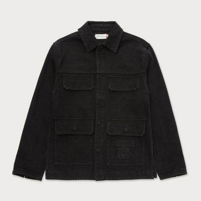 Denim Coat Black