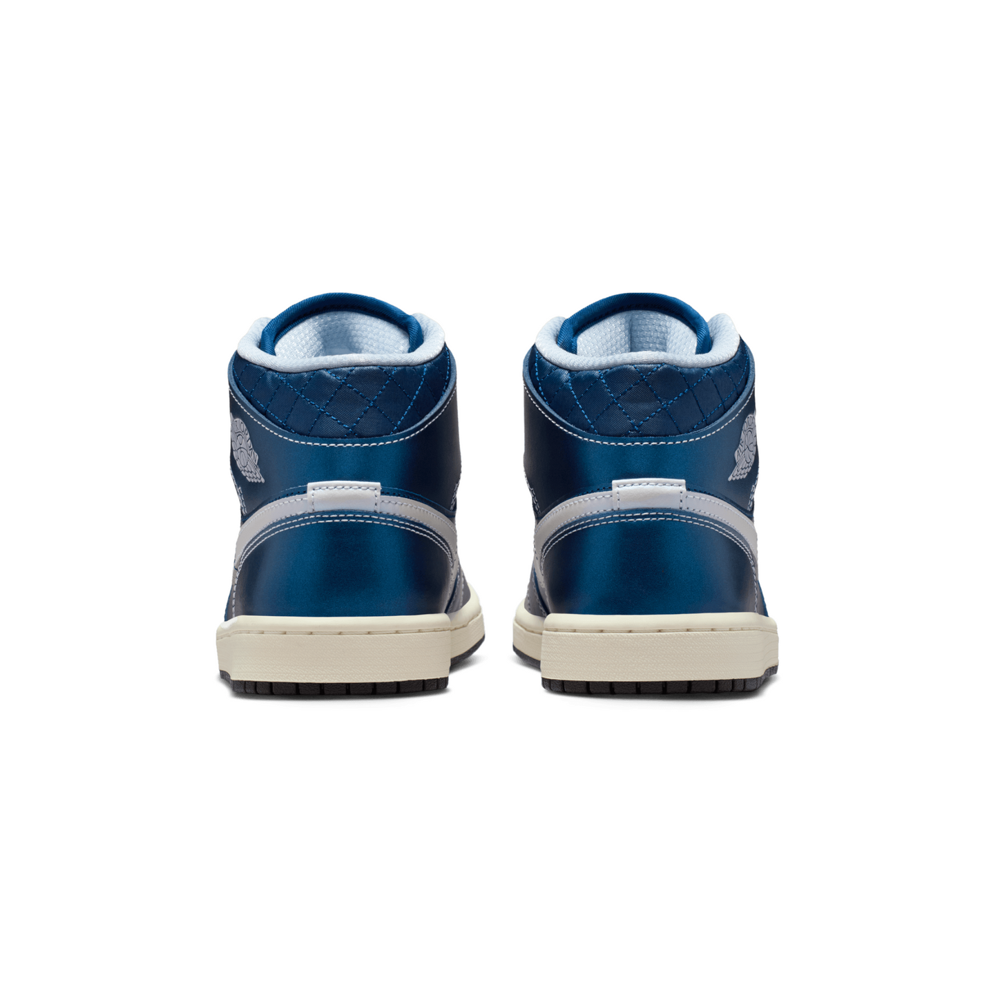 Air Jordan 1 Mid SE Women's "Metallic Blue Quilted"