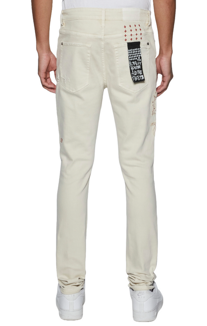 KSUBI- Van Winkle Ecru Playoff Denim