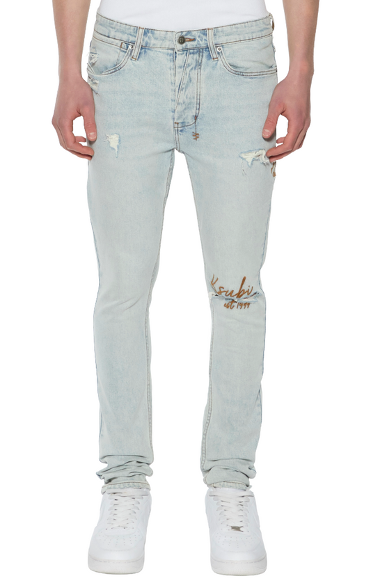 KSUBI Van Winkle Frost Blue Arch Denim