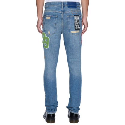Van Winkle Rodeo Patched Denim Pant