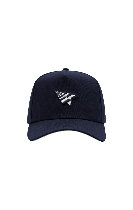 PAPER PLANES- The B-Side Crown 9FORTY A-Frame Snapback Hat (Navy)