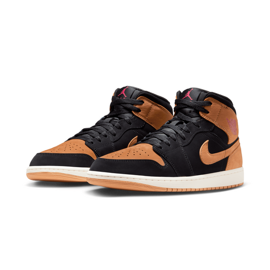 AIR JORDAN 1 Mid SE Men's "Black Flax"