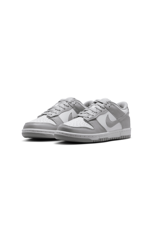 NIKE Dunk Low Youth "White/Smoke Grey"
