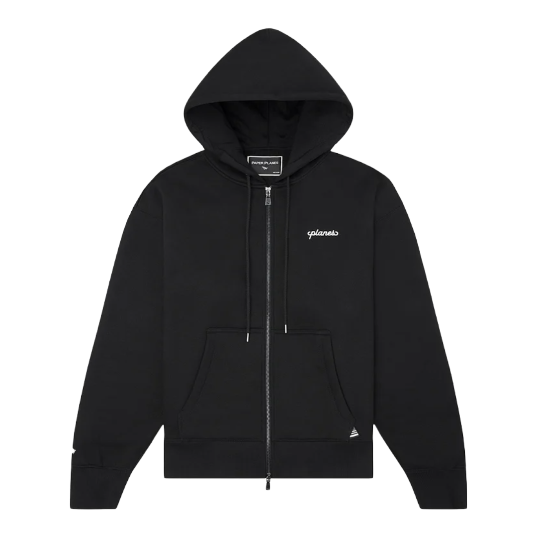 Planes Oversized Script Weld Zip Up Hoodie