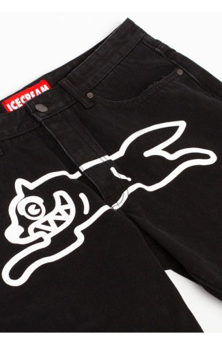 Black Dog Jean Shorts Strawberry Fit