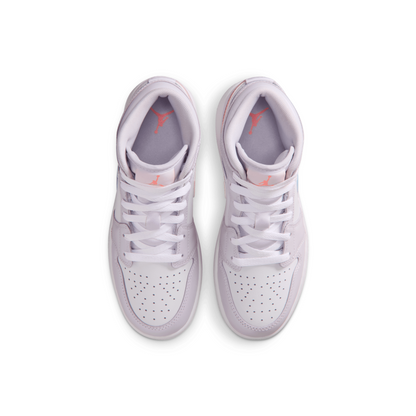 Air Jordan 1 Mid Youth "Barely Grape Iridescent"