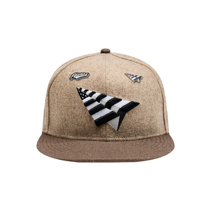 Wool Melton Two Tone 9FIFTY Snapback (Camel)