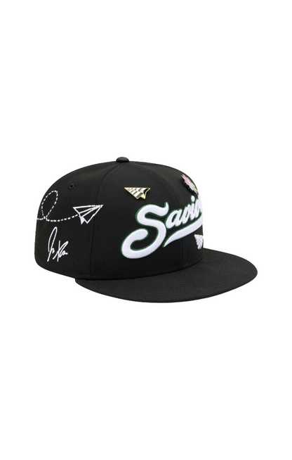 Jae Tips X Planes Savior 59FIFTY Fitted Crown Hat Black
