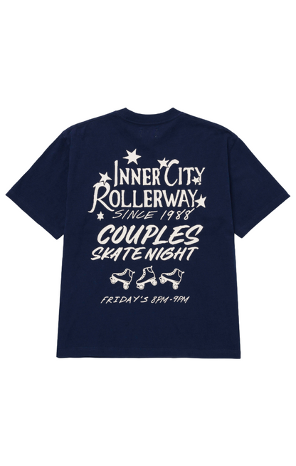 Roller Rink Tee Navy