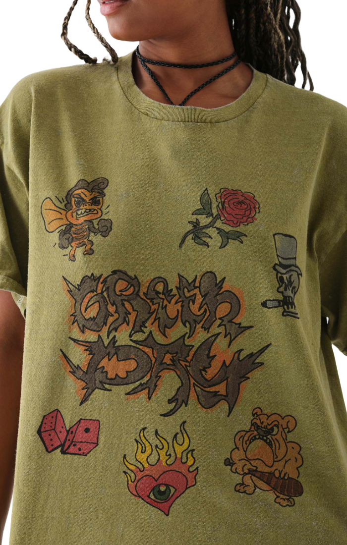 DAISY STREET- Green Day Tee