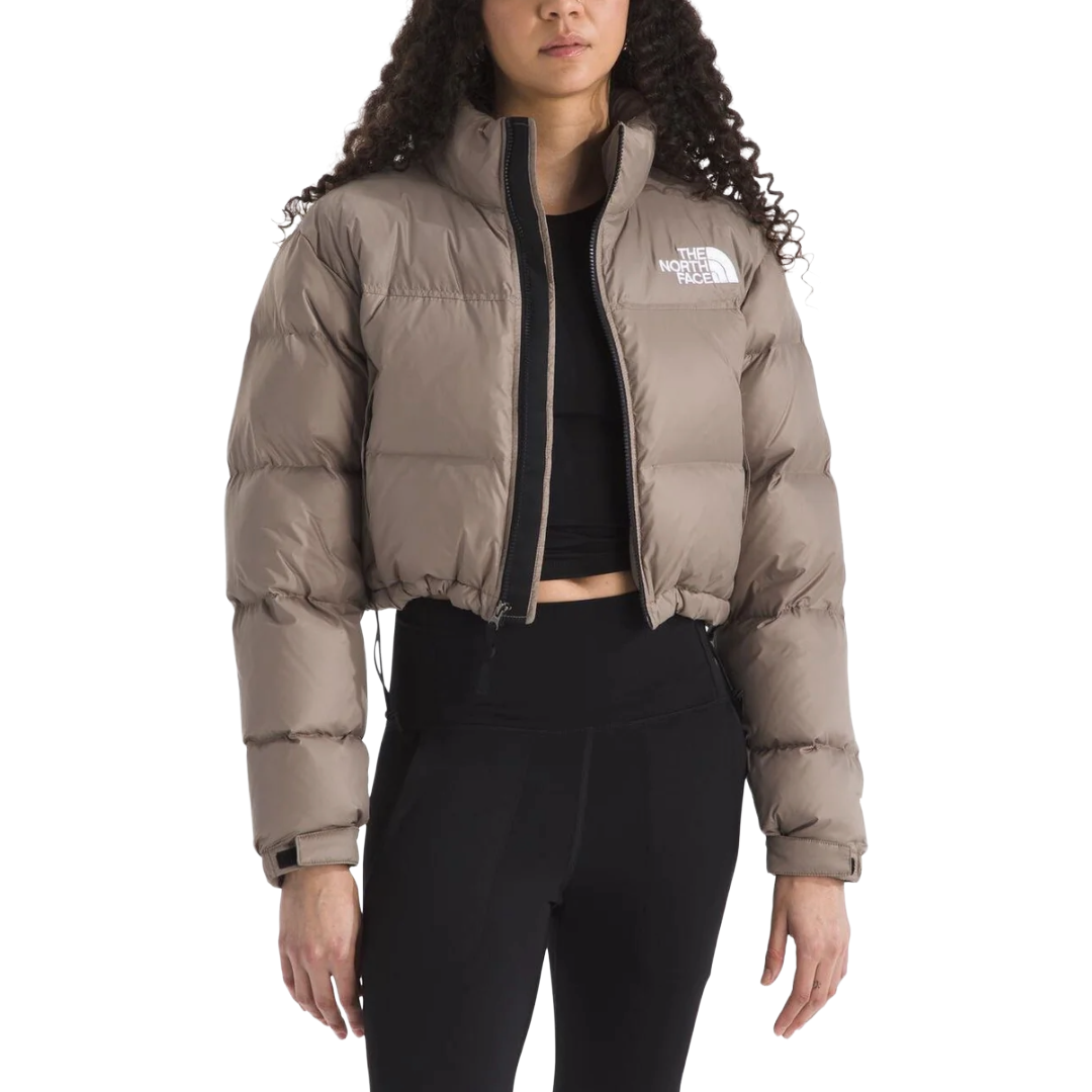 W Nuptse Short Jacket (Mocha Brown)