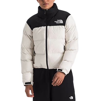 W '96 Retro Nuptse Jacket (White Dune/TNF)
