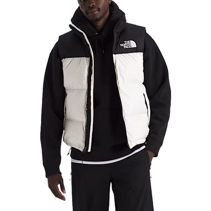 M 1996 Retro Nuptse Vest (White Dune/TNF)