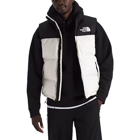 M 1996 Retro Nuptse Vest (White Dune/TNF)