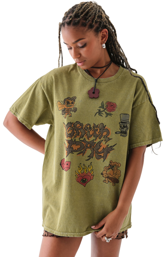 DAISY STREET- Green Day Tee