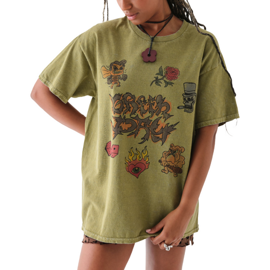 Green Day Tee Green